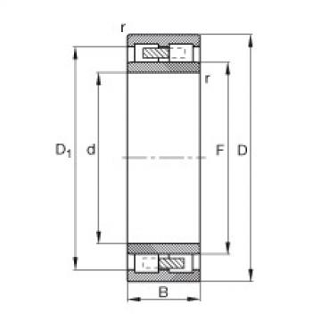 FAG Cylindrical roller bearings - NNU4176-M