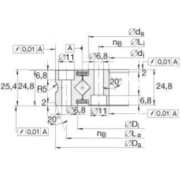 FAG Crossed roller bearings - XSU080398