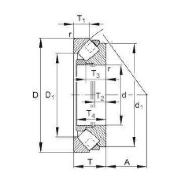 FAG Axial spherical roller bearings - 292/1060-E1-MB