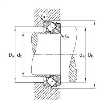 FAG Axial spherical roller bearings - 292/1060-E1-MB