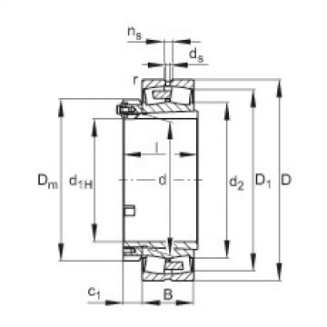 FAG Spherical roller bearings - 230/530-BEA-XL-K-MB1