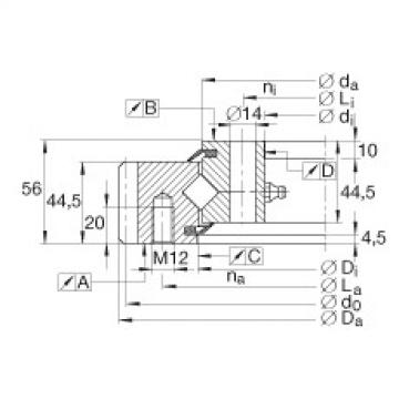 FAG Crossed roller bearings - XSA140844-N