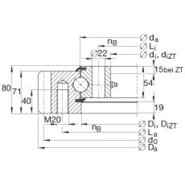 FAG Four point contact bearings - VSA250755-N