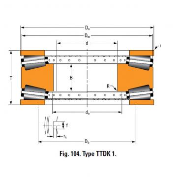 Bearing T12100 Thrust Race Single