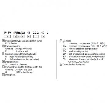 TOKIME piston pump P100V-RSG-11-CCG-10-J