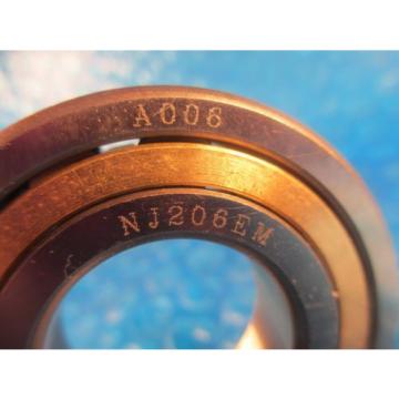 HBC NJ206 EM, NJ 206 EM, Single Row Cylindrical Roller Bearing (see  and FAG)