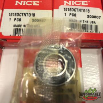 RBC NICE Single Row Ball Bearing 1616DCTNTG18 1616 DCTN 12.7 X 28.575 X 9.525mm