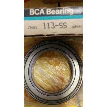 113SS BCA New Single Row Ball Bearing