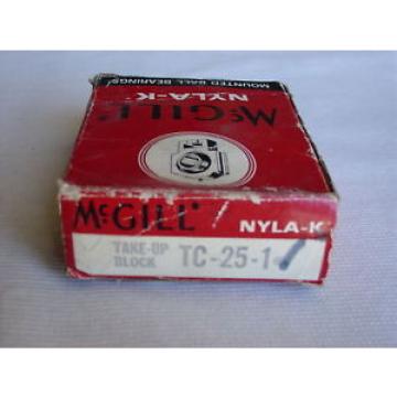 MCGILL NYLA-K TC-25-1 TAKE UP BLOCK BEARING...