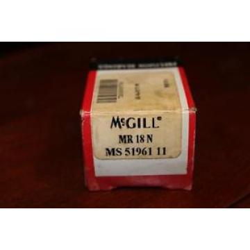 McGILL PRECISION BEARING MR-18-N NOS MS51961 11