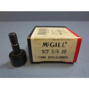1 Nib McGill BCF-5/8-SB Cam Follower Bearing RD .6250&#034; RW 0.438&#034; SD .2500&#034; New