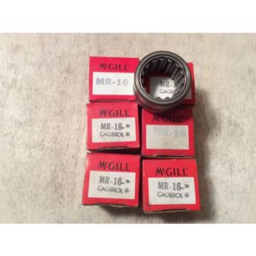 6- MCGILL  /bearings #MR-16,30 day warranty, free shipping lower 48
