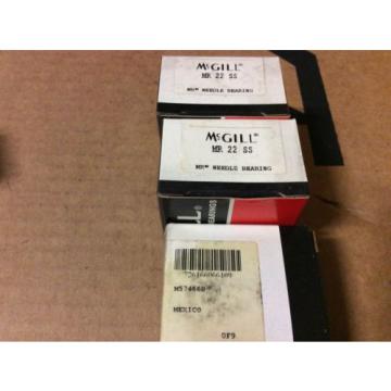 3-McGILL bearings#MR 22 SS ,Free shipping lower 48, 30 day warranty