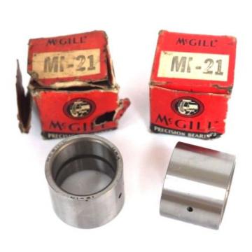 LOT OF 2  MCGILL MI-21 BEARING INNER RACE 1-15/16&#039;&#039;D X 1-5/8&#039;&#039;OD X 1&#039;&#039; W, MI2