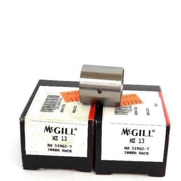 LOT OF 2  MCGILL MI-13 INNER RACE BEARINGS .8125X1.5X1INCH, MI13