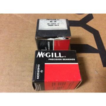 2-McGILL bearings#MI 16 ,Free shipping lower 48, 30 day warranty