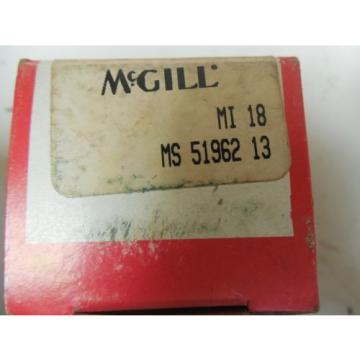 LOT OF 2 MCGILL INNER RACE BEARING MI 18 MI18 MS 51962 13 MS5196213