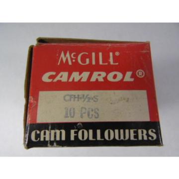 McGill CFH-1/2S Cam Follower Box of 10Pcs