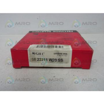 MCGILL 22211W33SS SPHERICAL ROLLER BEARING * IN BOX*