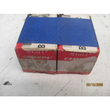 lot of 2 McGill CF-1/2&#039;&#039; CAMROL BEARING  IN BOX