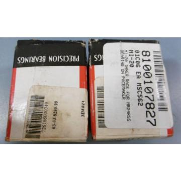 Lot of 2 McGIll MI-20 Inner Race for Roller Bearing New