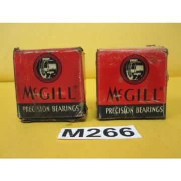 Two (2) McGill CYR 1 5/8 S CAM YOKE ROLLER BEARING 1.625&#034; ROLLER, .4375&#034; BORE