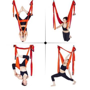 Multi-function Bearing Deluxe Dichromatic Adjustable Yoga Swing Aerial Hammock