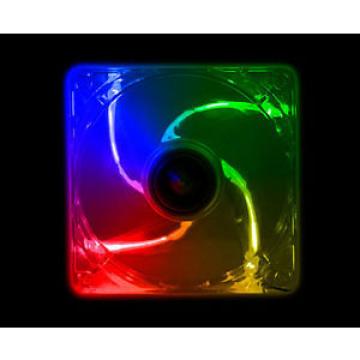 Kingwin CFMC-012LB 120mm Long Life Bearing Multi-Color LED Computer Case Fan NEW