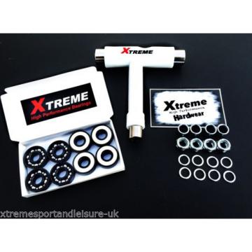 *8 Pack XTREME ABEC 9 BEARINGS. XTREME HD T-BAR MULTI-TOOL. XTREME HARDWARE KIT