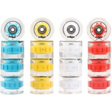 LED - 4 x Skateboard 59mm WHEELS with bearings retro cruiser by Two Bare Feet
