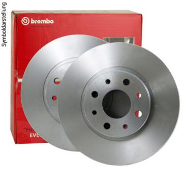 2x BREMBO Bremsscheibe BEARING DISC LINE Hinten Renault