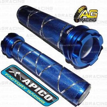 Apico Blue Alloy Throttle Tube Inc Bearing For Suzuki RM 85 2005 MotoX Enduro