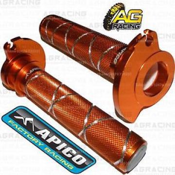 Apico Orange Alloy Throttle Tube With Bearing For KTM MXC 300 2004 MotoX Enduro
