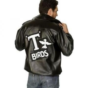 MENS ADULT OFFICIAL LICENSED GREASE JACKET T-BIRD 1950s FILM FANCY DRESS COSTUME