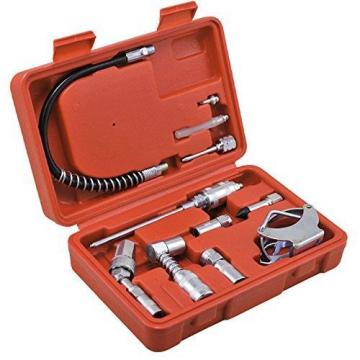 Tooluxe 61077L Grease Gun and Lubrication Accessory Kit | Multi-Function with