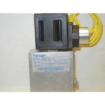FARVAL 39268-1 USED GREASE VALVE 4 WAY 2 POSITION 392681