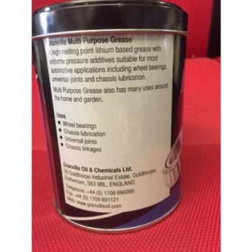 GENERAL PURPOSE GREASE LARGE LM2 - LITHIUM BASED GRANVILLE GREASE 500gram