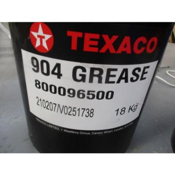 Texaco 904 Grease 210207 - 1 container 18kg each