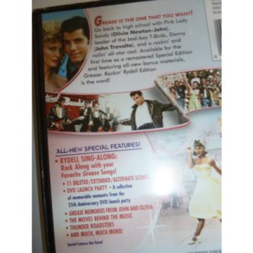 Grease: The Rockin&#039; Rydell Edition DVD classic musical movie John Travolta