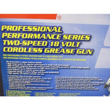 18 Volt Lincoln Power Luber 1842 Cordless Grease Gun Nicd