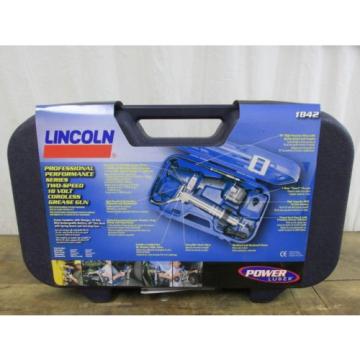 18 Volt Lincoln Power Luber 1842 Cordless Grease Gun Nicd