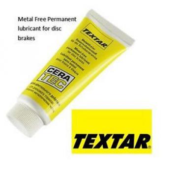 TEXTAR Cera Tec Metal Free Anti-Squeal Disc Brake Grease ABS Brakes 75ml Tube