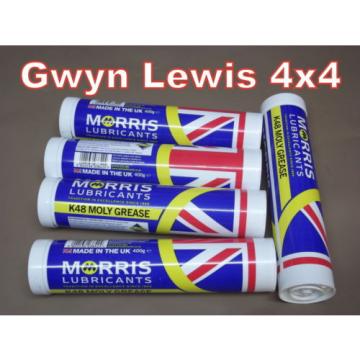 5 x MORRIS K48 MOLY GREASE 400g CV joints Propshaft Wheel Bearings Land Rover