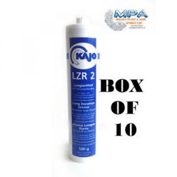 BOX OF 10 - LZR LONG DURATION EP-LITHIUM GREASE CARTRIDGES (500g)