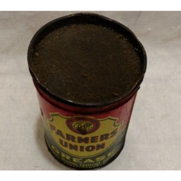 Vintage National Co-op Farmers Union 1 Pound Grease Can