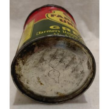 Vintage National Co-op Farmers Union 1 Pound Grease Can