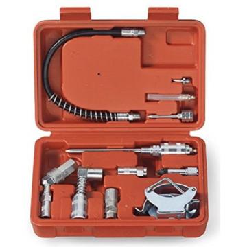 Tooluxe 61077L Grease Gun and Lubrication Accessory Kit | Zerk Fittings |