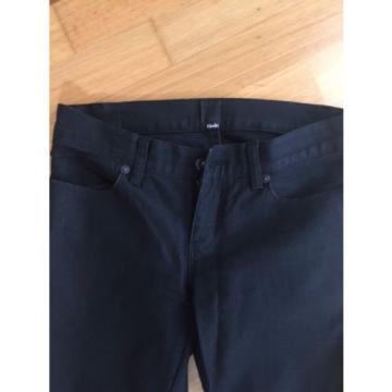 ksubi black superskinny zip jeans in grease, size 26. excellent condition