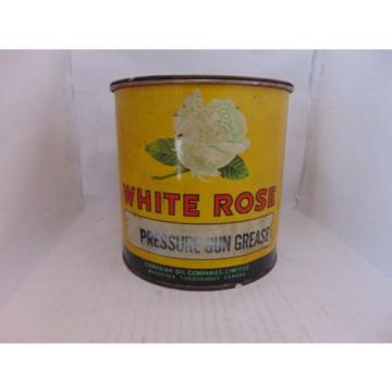 White Rose 5 lbs Pressure Grease Can Canadian Oil Co. LTD