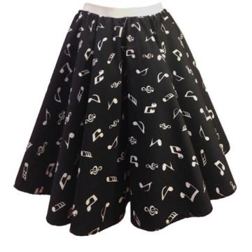 Ladies 1950&#039;s 50&#039;s GREASE Style Polka Dot 24&#034;Length Skirts VINTAGE Fancy Dress